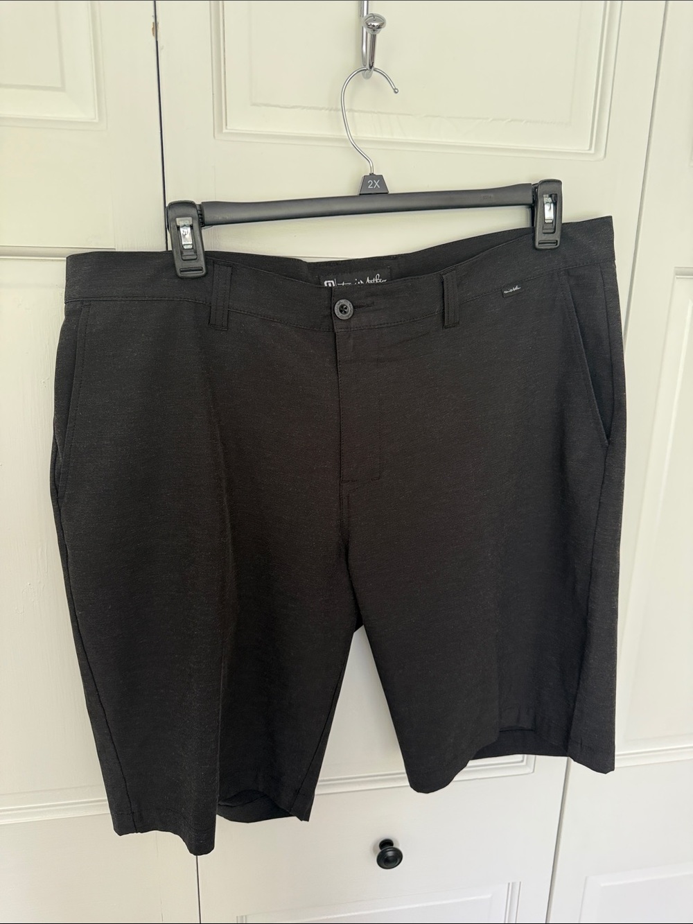 Men's Travis Mathew Black Casual Stretch Shorts